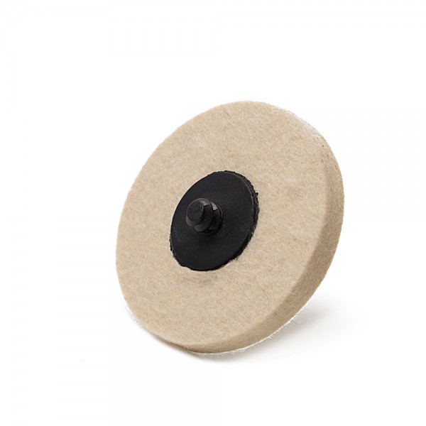 Quick-Lock Felt Buffing Pad / 3" (75 mm) - 3 pk